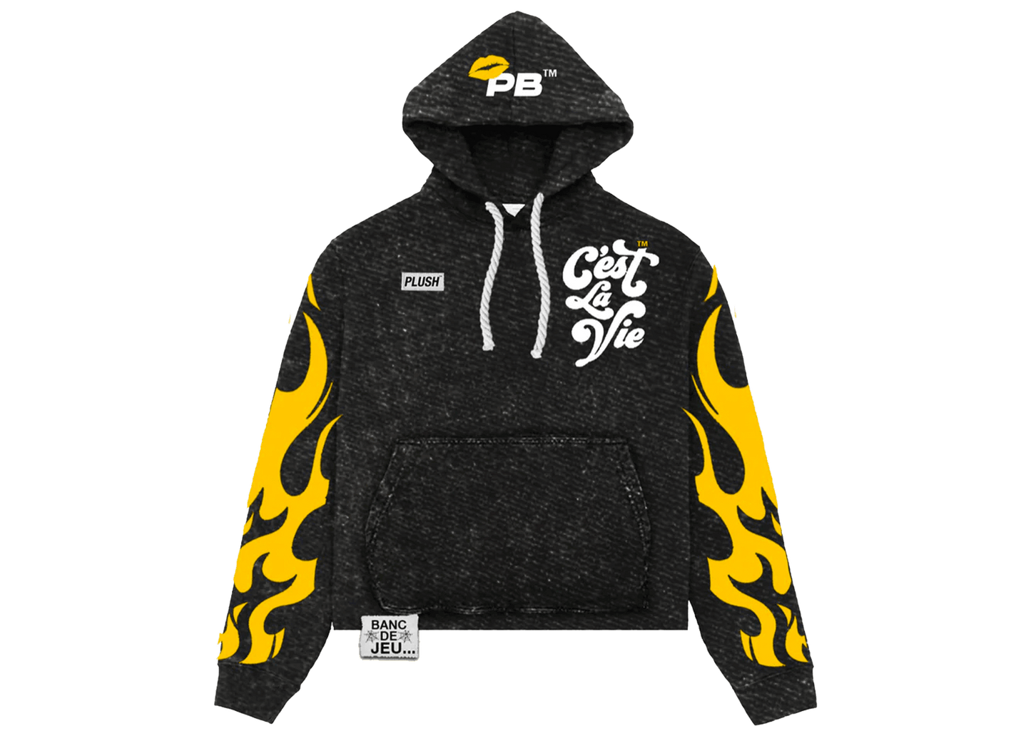 Peluche Hoodie Yellow - Playbenchi