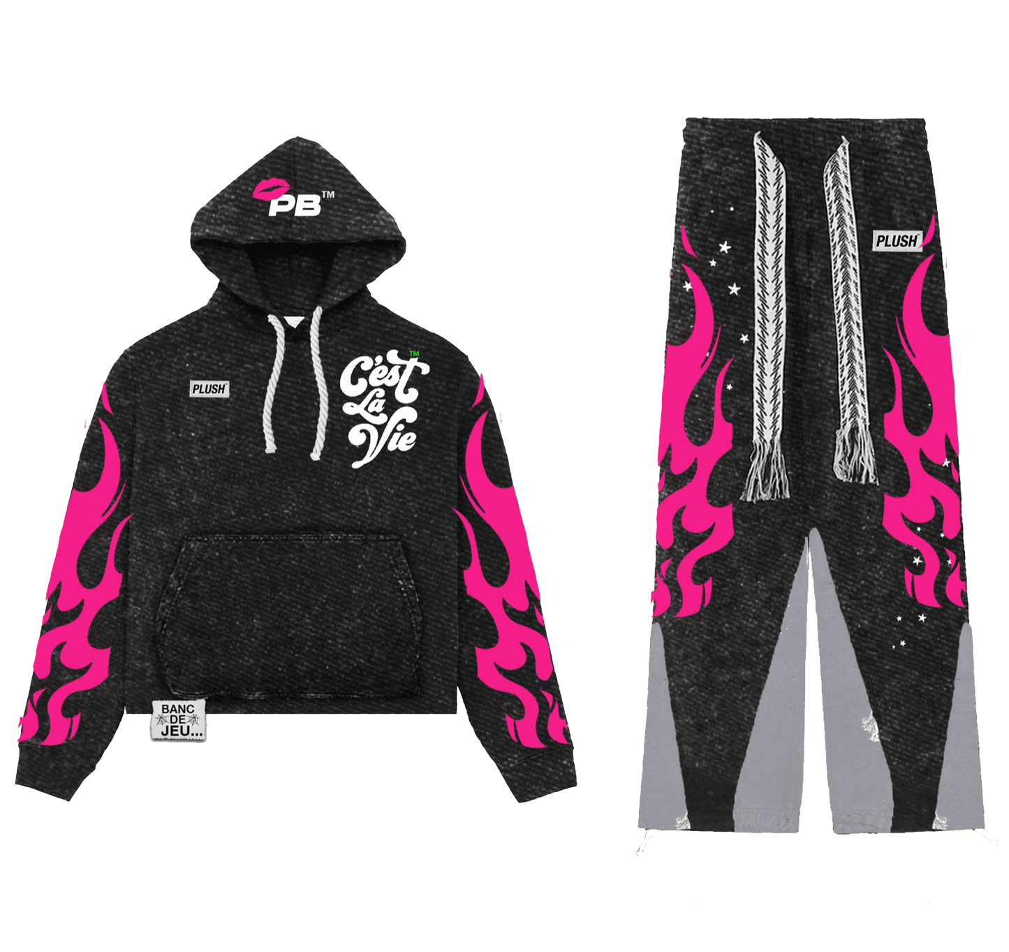 Peluche Sweatsuit Pink - Playbenchi