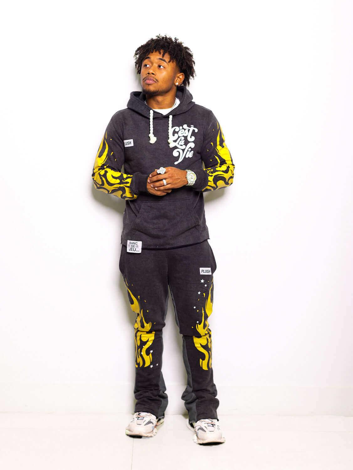 Peluche Sweatsuit Yellow - Playbenchi
