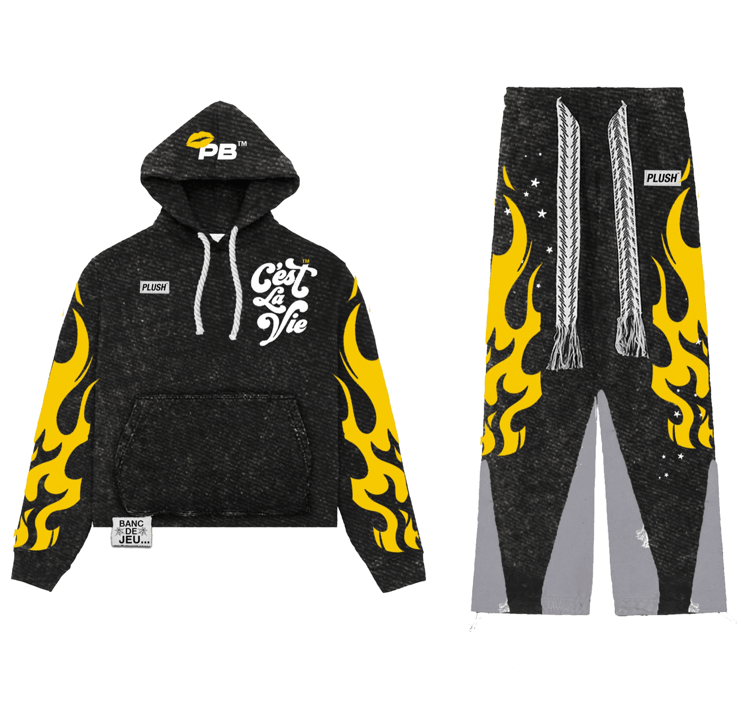 Peluche Sweatsuit Yellow - Playbenchi