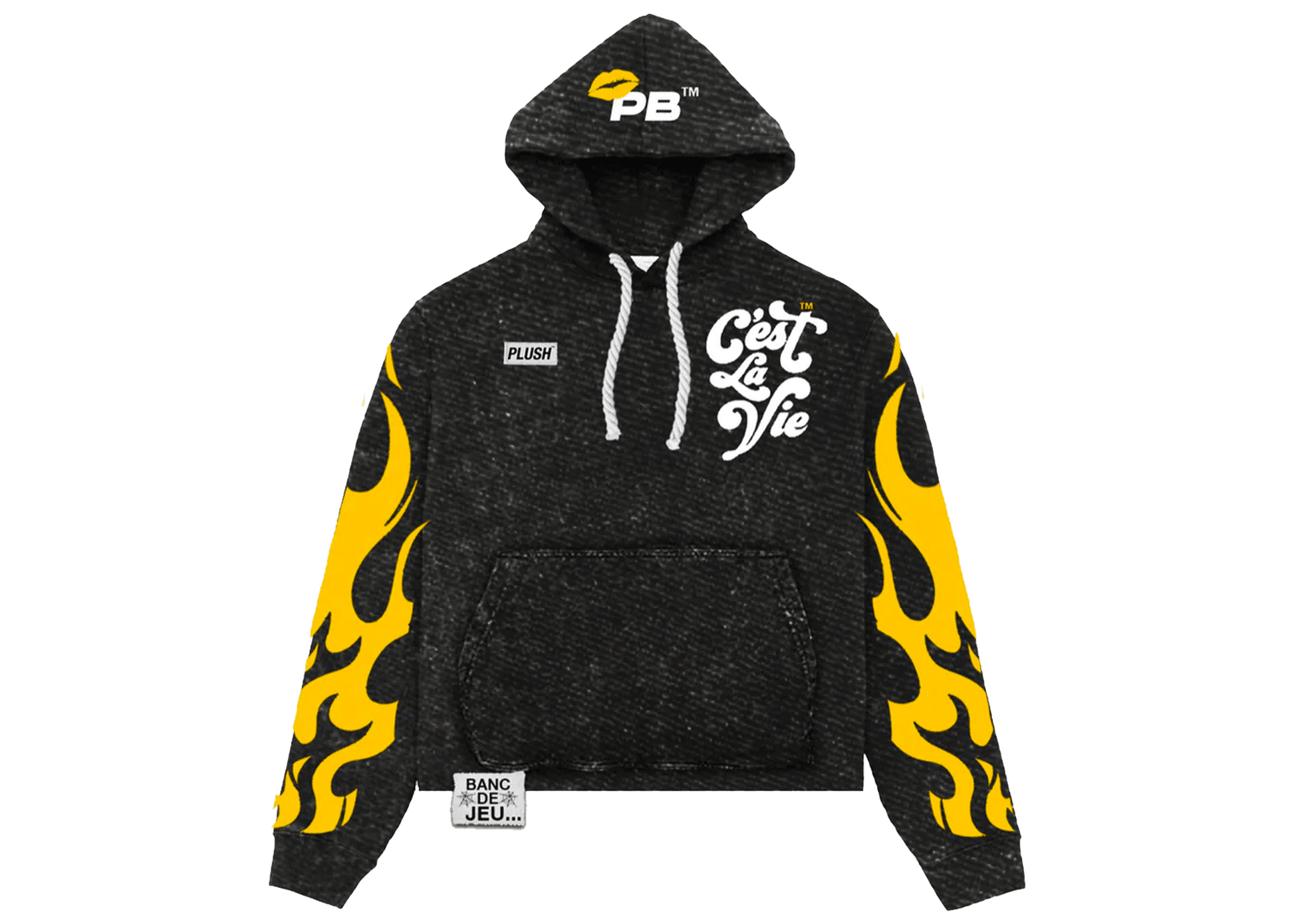 Peluche Hoodie Yellow - Playbenchi