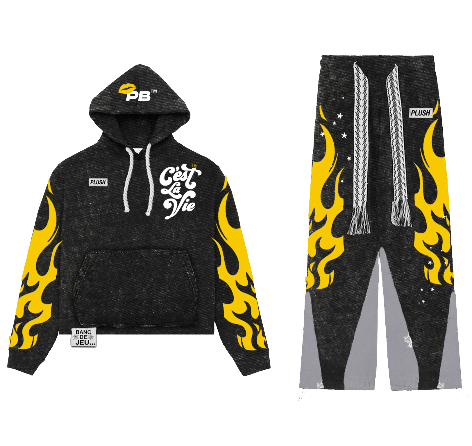 Peluche Sweatsuit Yellow - Playbenchi